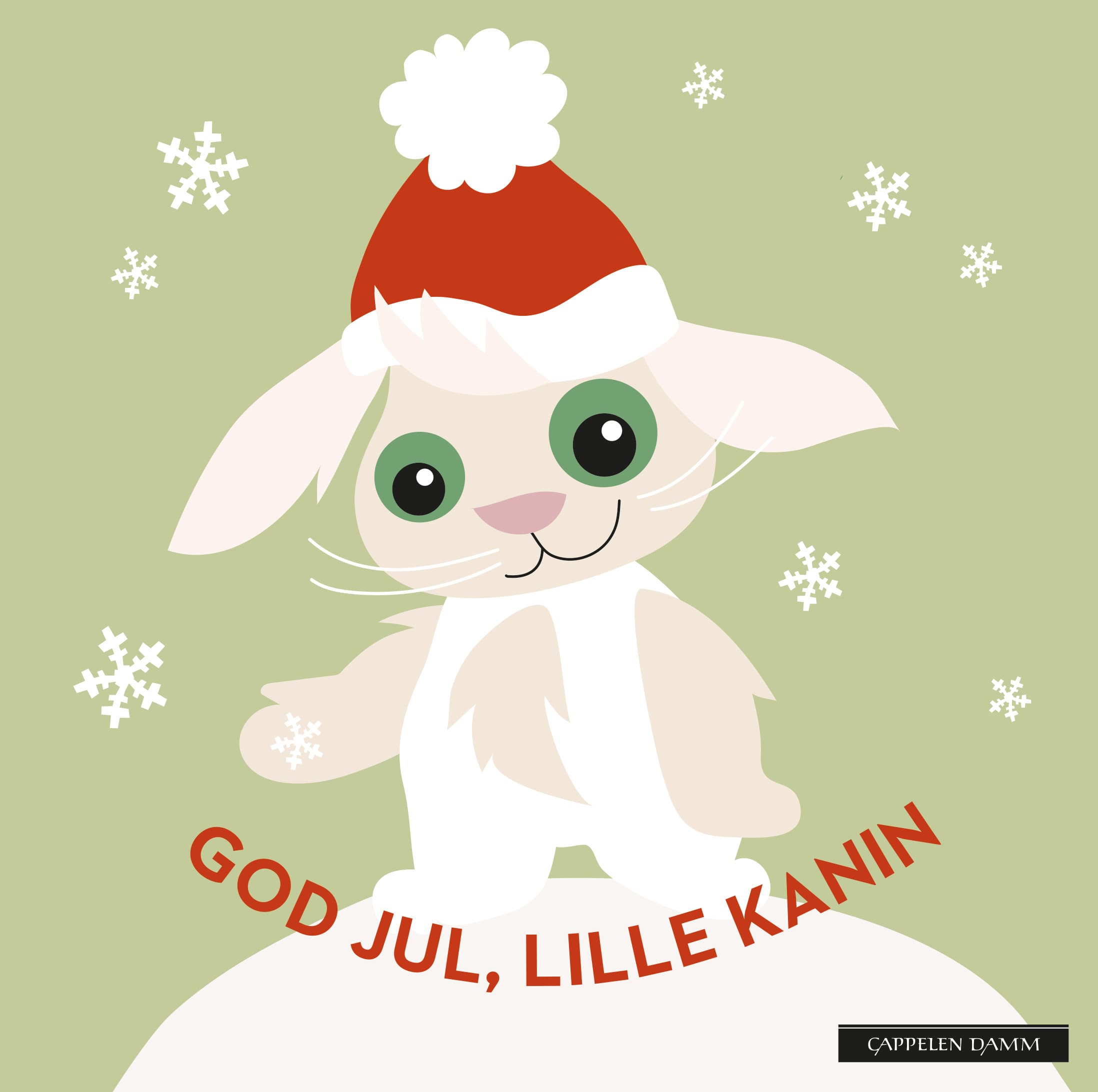 Omslag God jul, lille kanin! av Blafre (Innbundet)