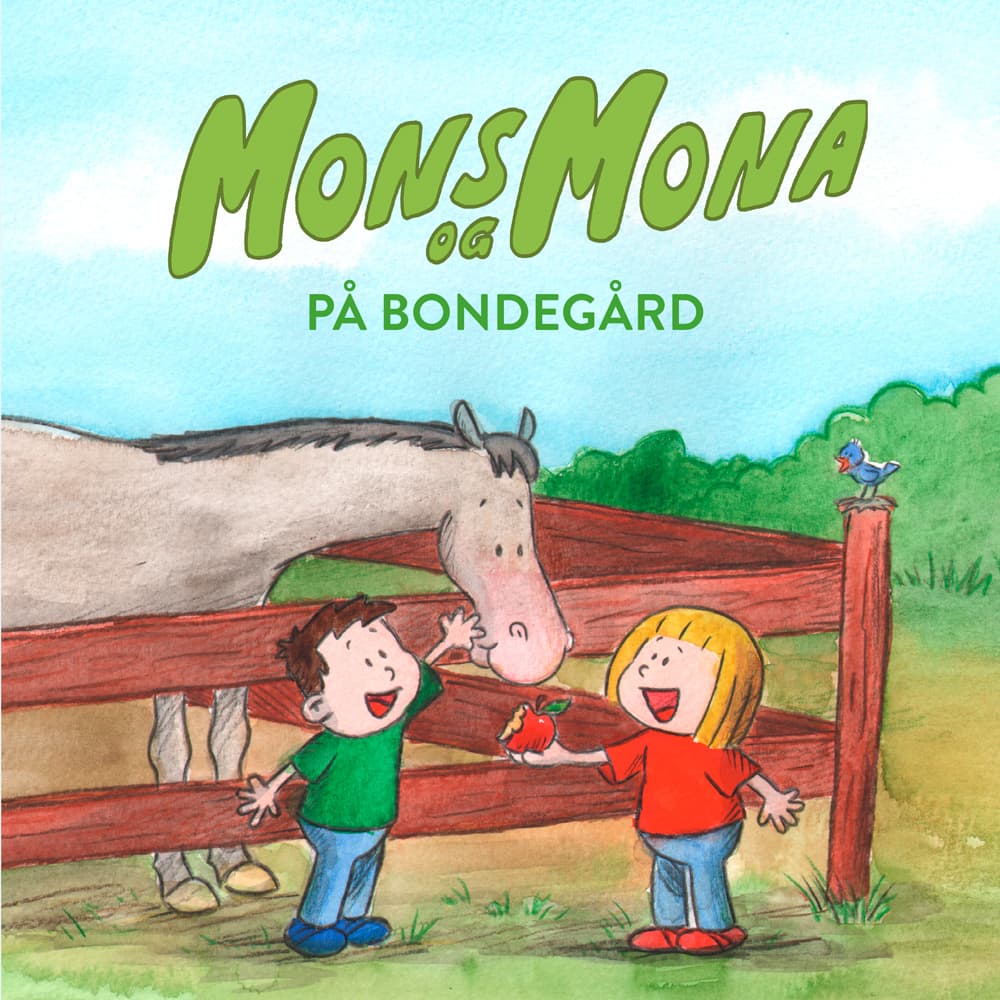 Omslag Mons og Mona på bondegården av Pål H. Christiansen og Morten N. Pedersen (Lydbok)
