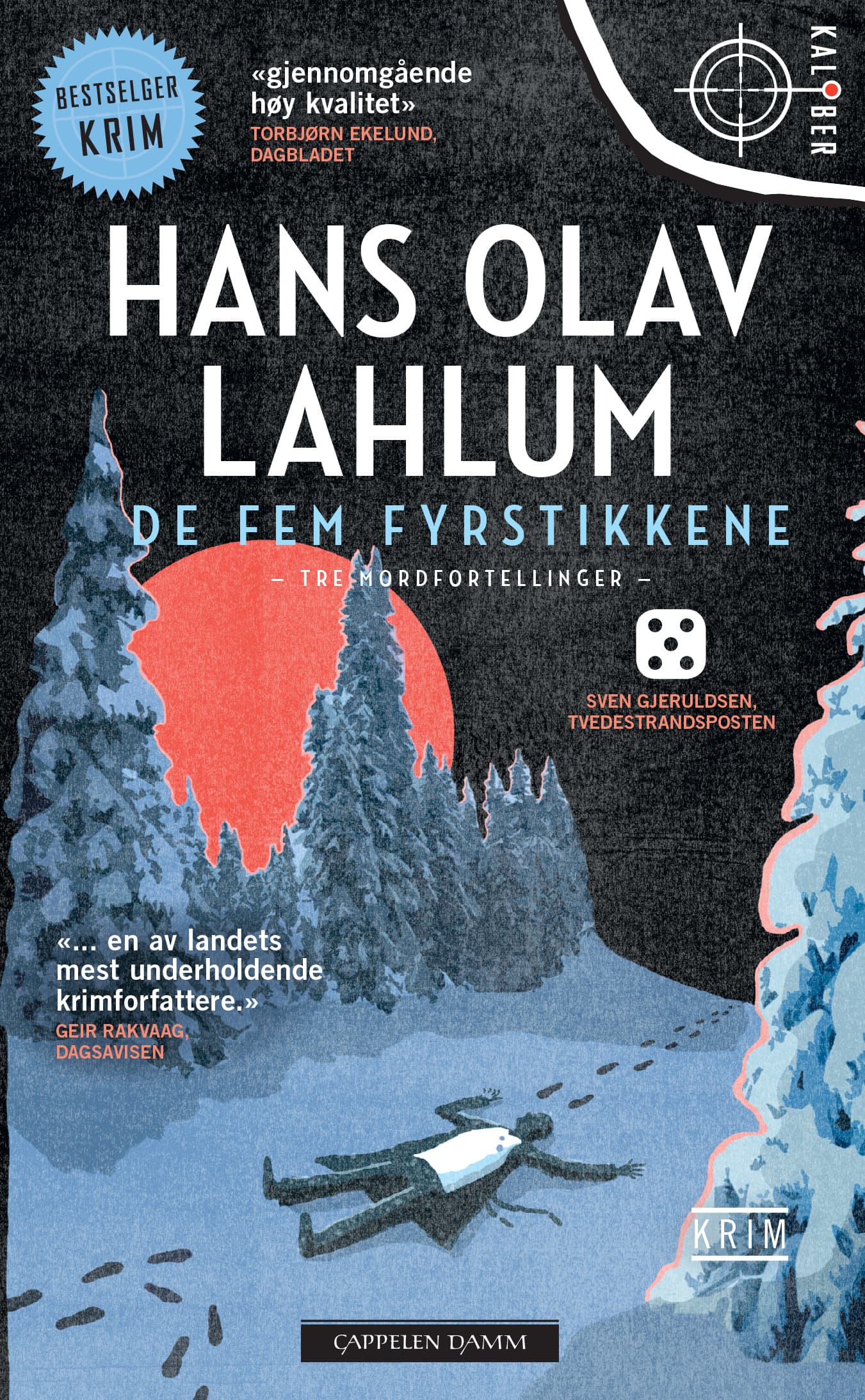 Omslag De fem fyrstikkene av Hans Olav Lahlum (Heftet)