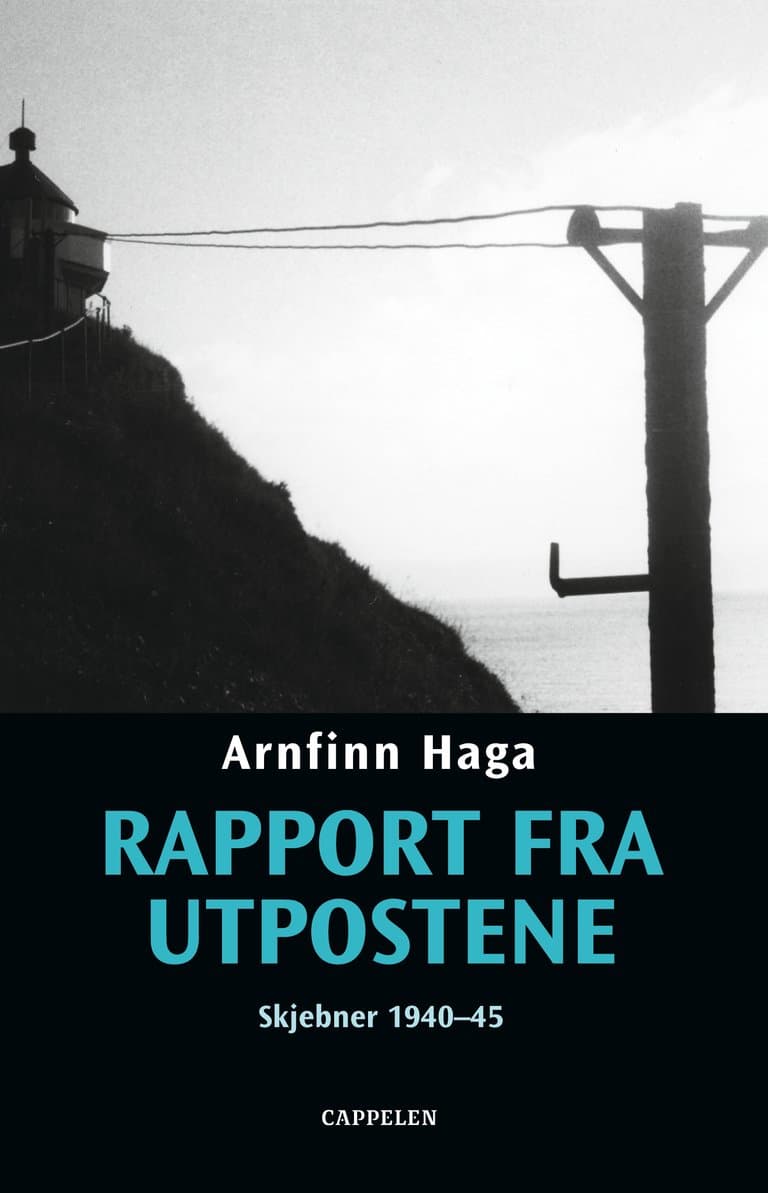 Omslag Rapport fra utpostene av Arnfinn Haga (Innbundet)