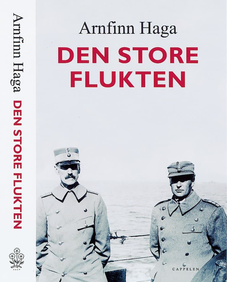 Omslag Den store flukten av Haga / Arnfinn (Innbundet)