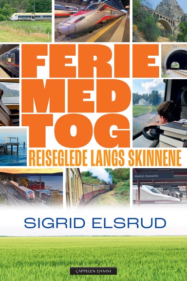 Omslag av "Ferie med tog"