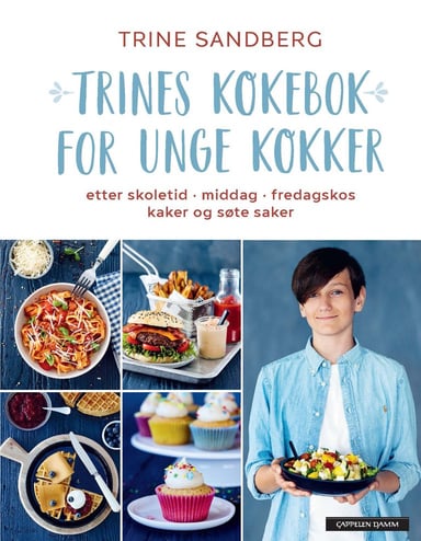 Omslag av "Trines kokebok for unge kokker"