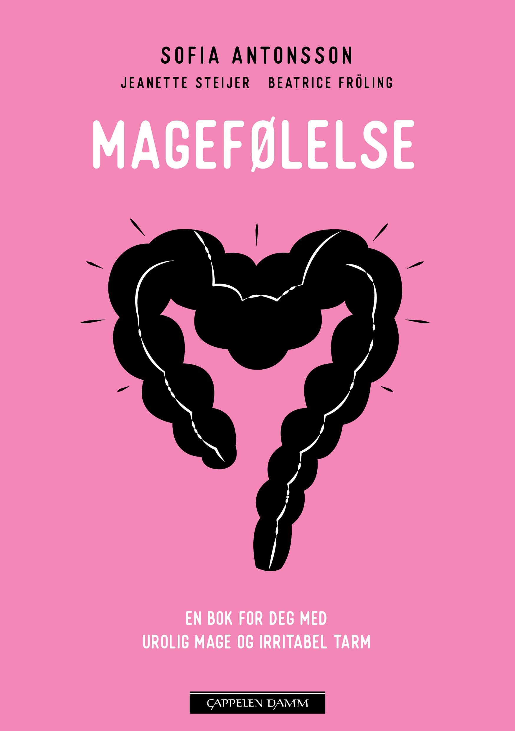 Omslag Magefølelse av Sofia Antonsson, Jeanette Steijer og Beatrice Fröling (Ebok)