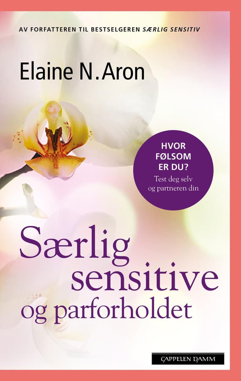 Omslag Særlig sensitive og parforholdet av Elaine N. Aron (Innbundet)