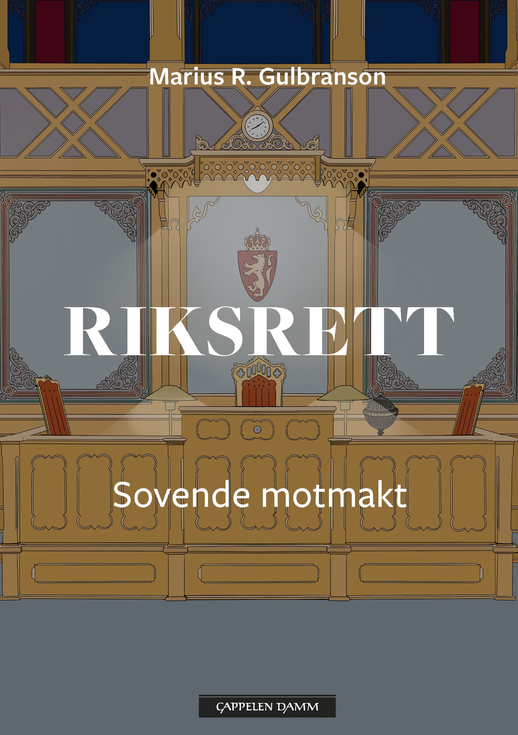 Omslag Riksrett av Marius R. Gulbranson (Innbundet)
