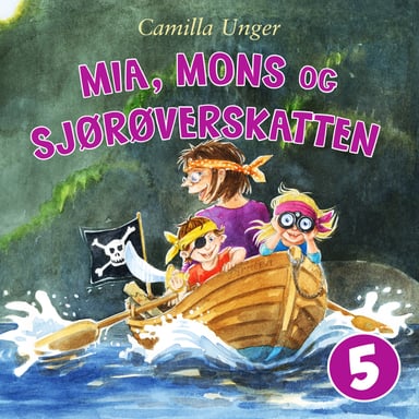 Omslag av "Mia og Mons og sjørøverskatten"