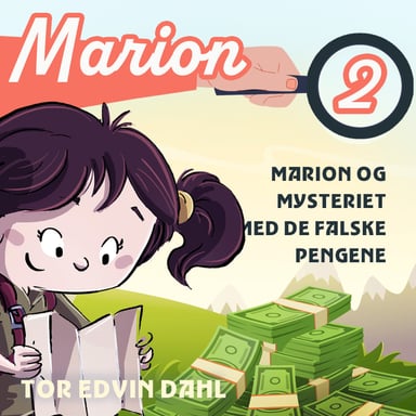 Omslag av "Marion og mysteriet med de falske pengene"