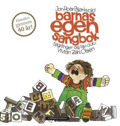 Omslag av "Barnas egen sangbok"