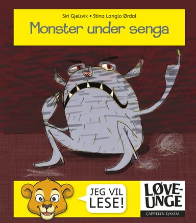 Omslag av "Løveunge - Monster under senga"