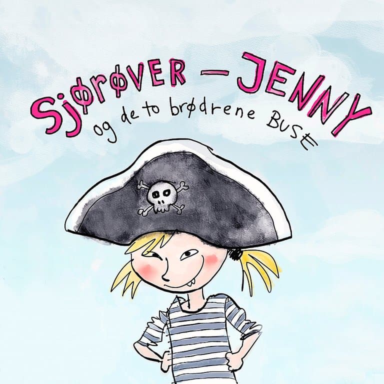 Omslag Sjørøver-Jenny og de to brødrene Buse av Hilde Matre Larsen (Lydbok)