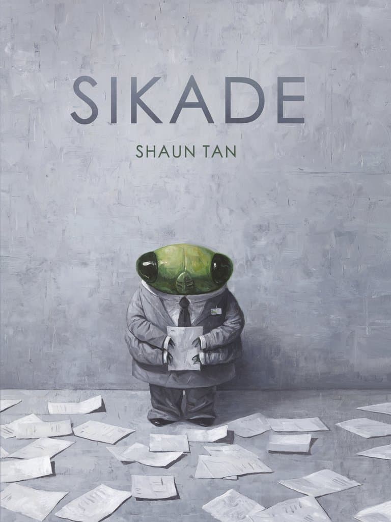 Omslag Sikade av Shaun Tan (Innbundet)