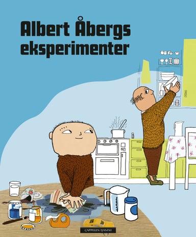 Omslag av "Albert Åbergs eksperimenter"