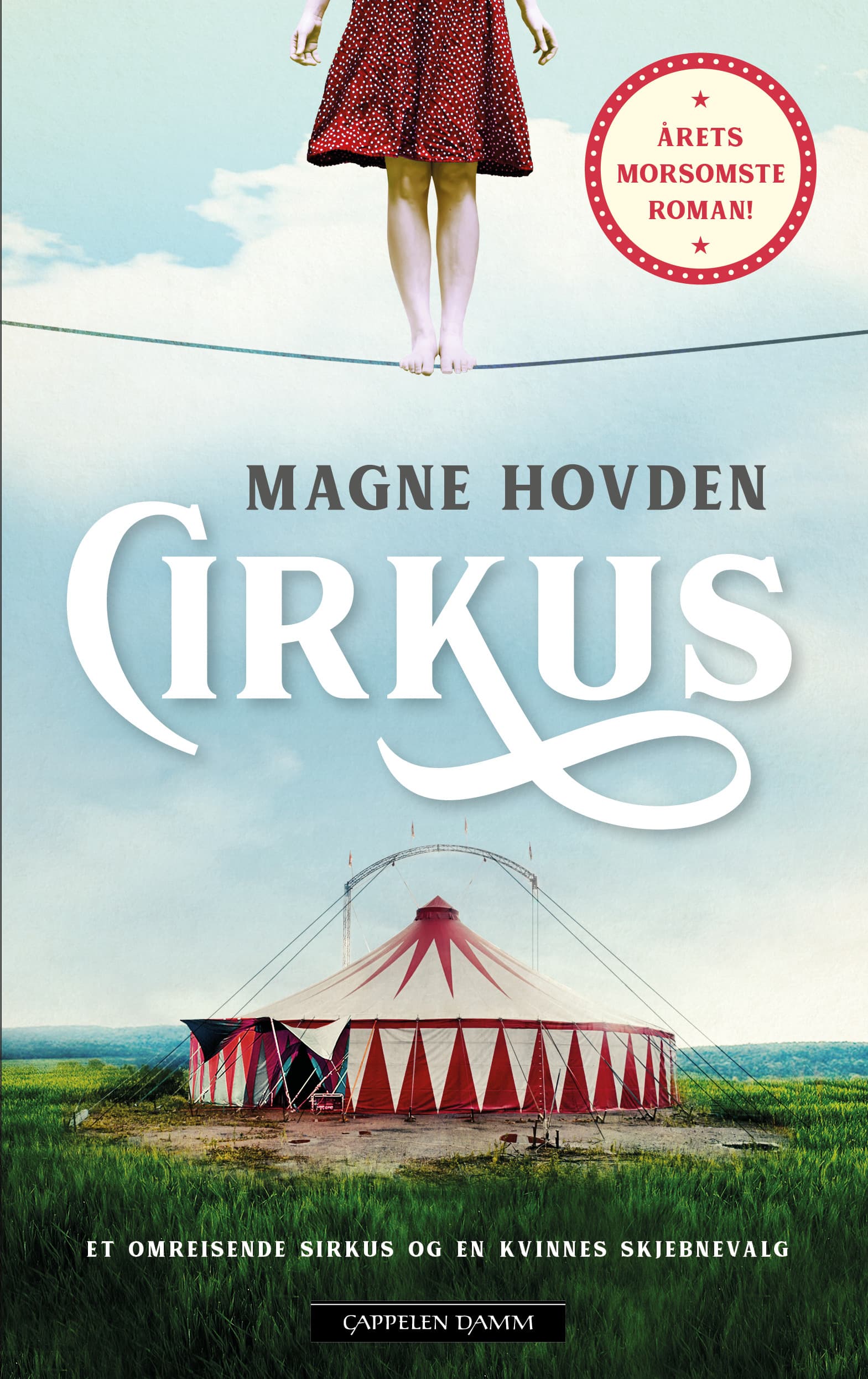 Omslag Cirkus av Magne Hovden (Innbundet)