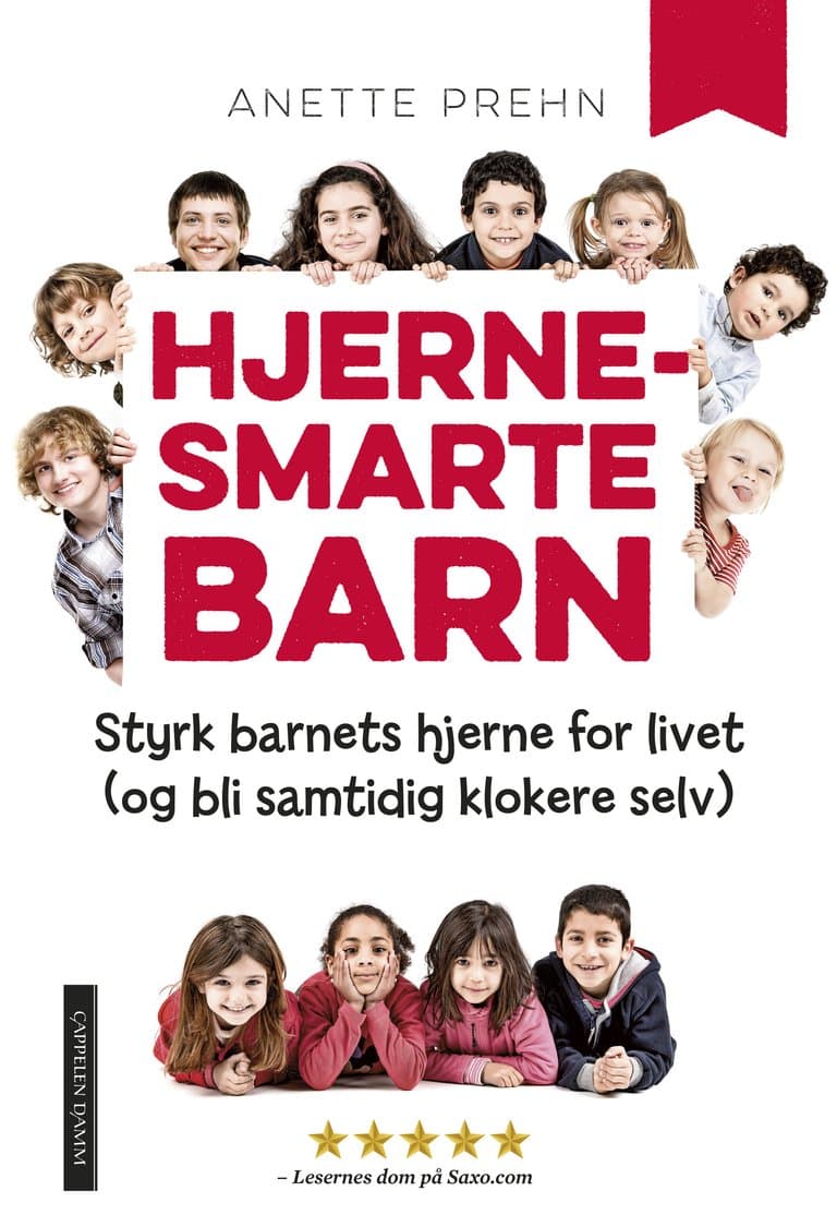 Omslag Hjernesmarte barn av Anette Prehn (Innbundet)