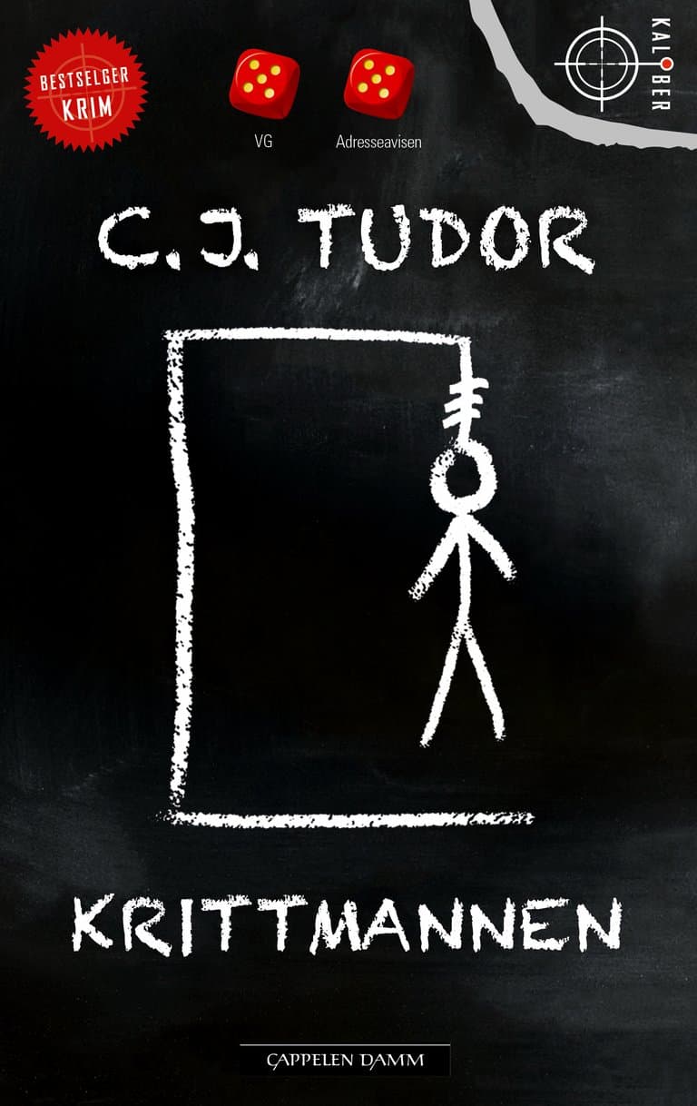 Omslag Krittmannen av C.J. Tudor (Heftet)