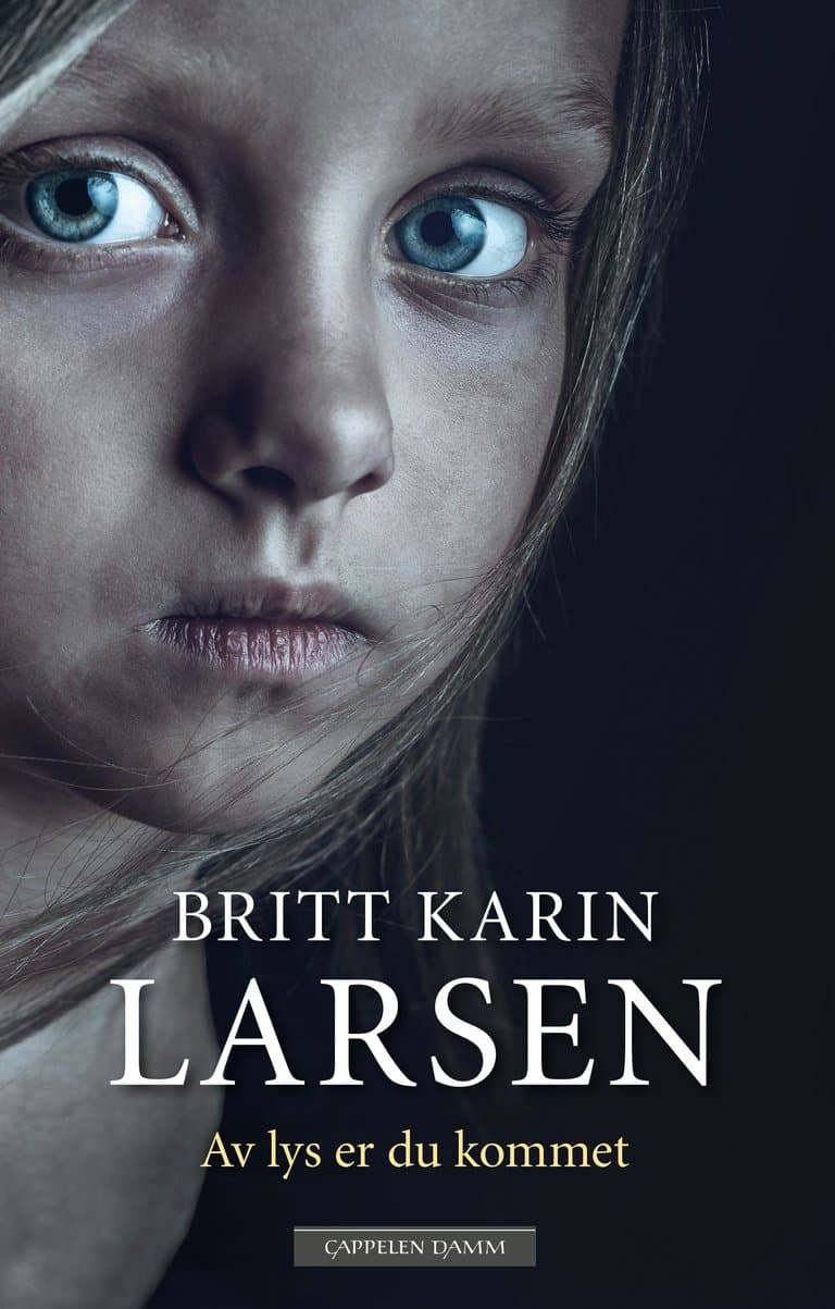 Omslag Av lys er du kommet av Britt Karin Larsen (Heftet)
