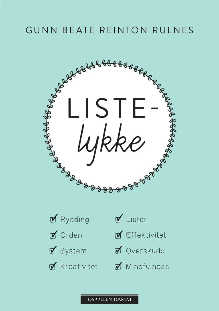 Omslag Listelykke av Gunn Beate Reinton Rulnes (Innbundet)