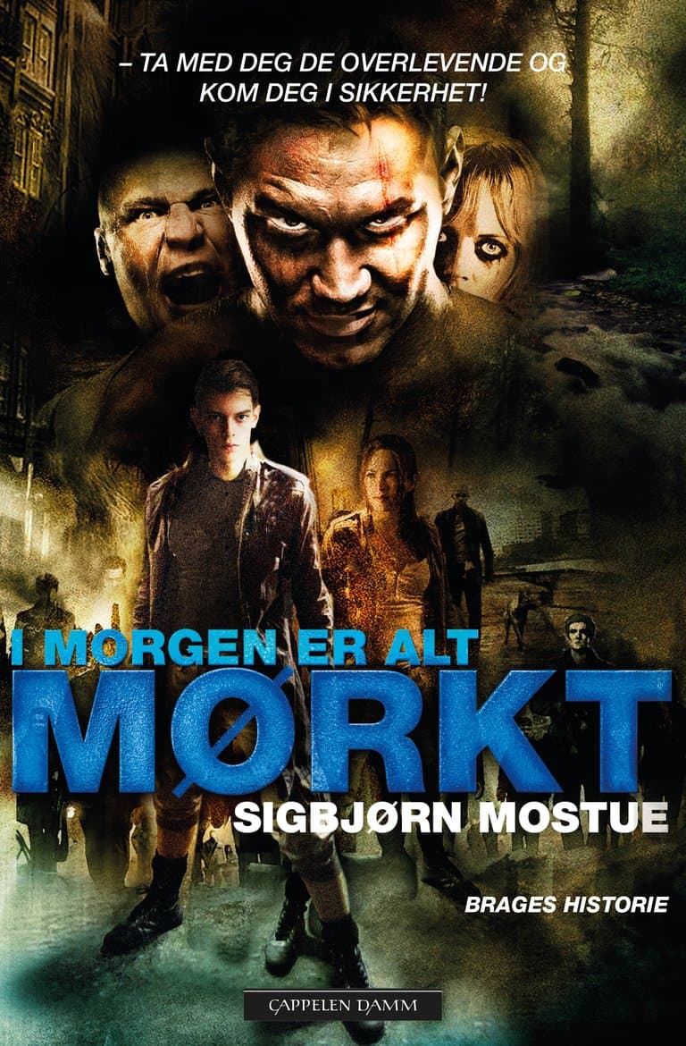 Omslag I morgen er alt mørkt: Brages historie av Sigbjørn Mostue (Innbundet)
