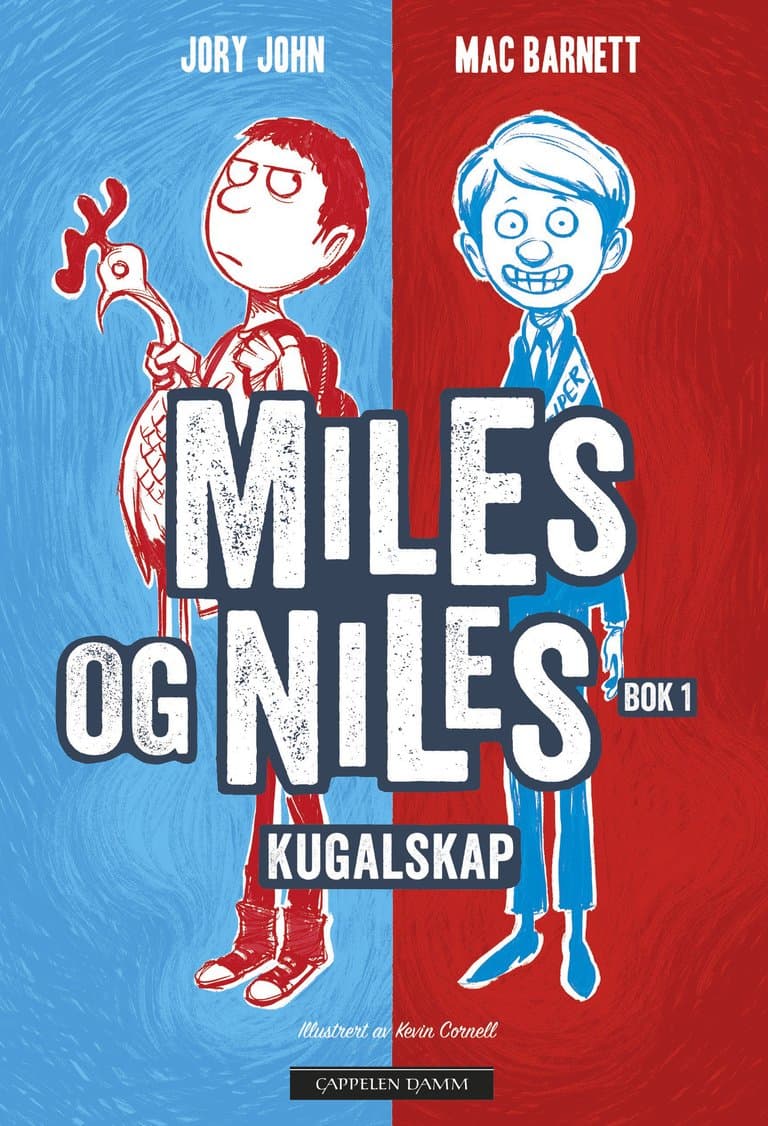 Omslag Miles og Niles. Bok 1. Kugalskap av Jory John og Mac Barnett (Ebok)