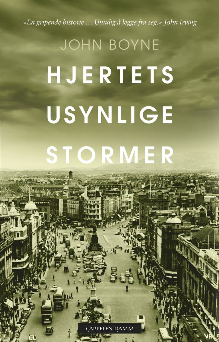Omslag Hjertets usynlige stormer av John Boyne (Innbundet)