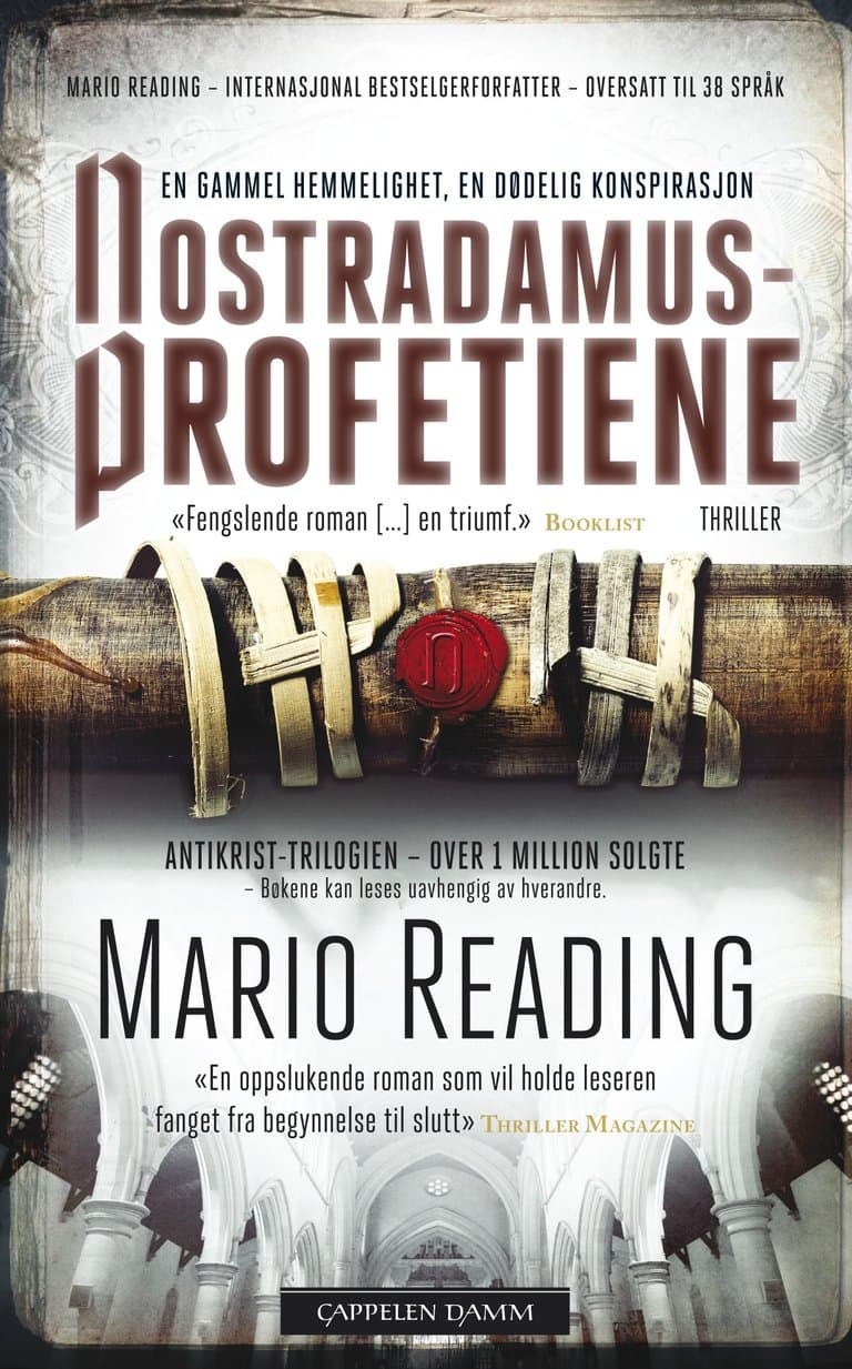 Omslag Nostradamus-profetiene av Mario Reading (Heftet)