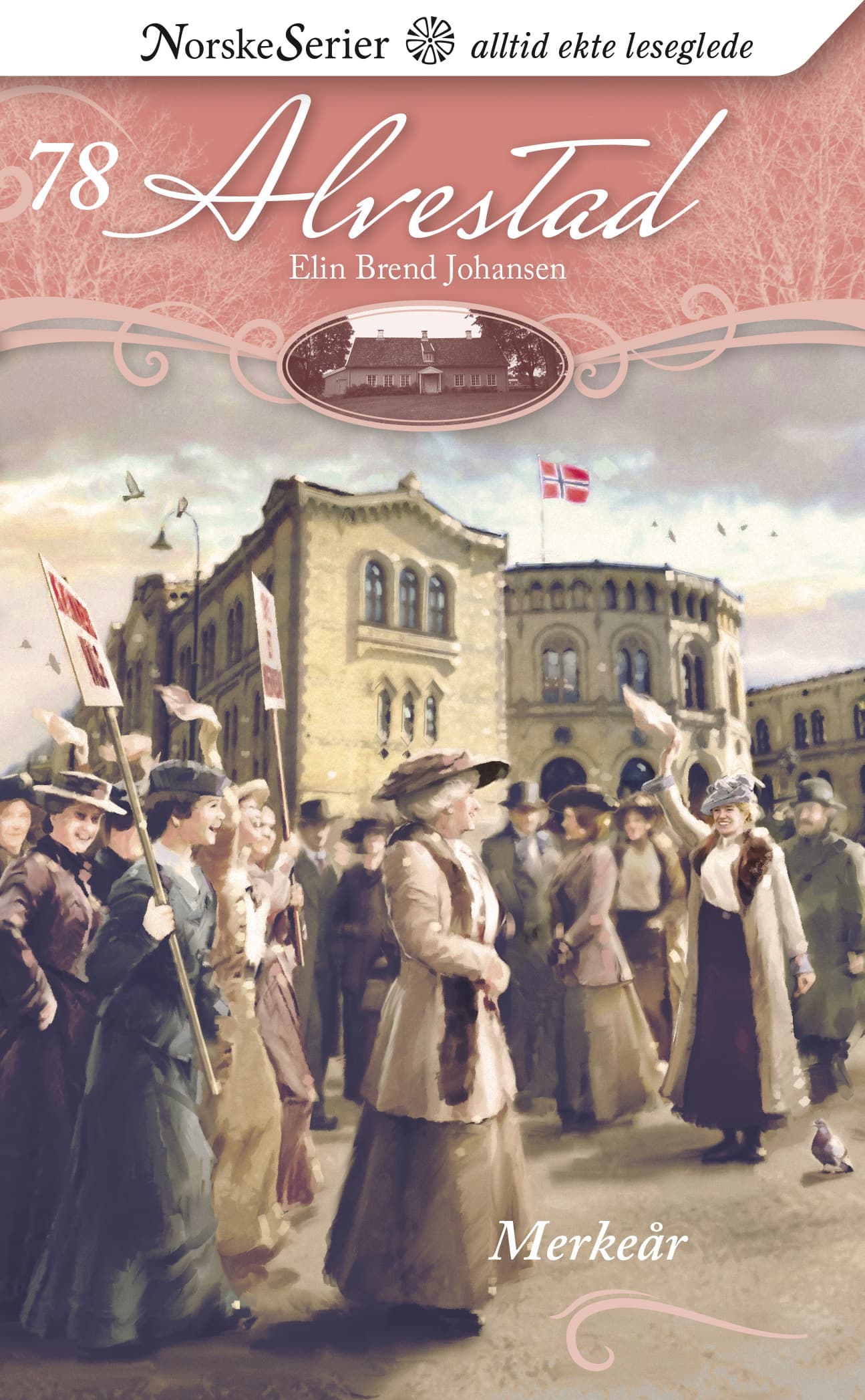 Omslag Merkeår av Elin Brend Johansen (Ebok)