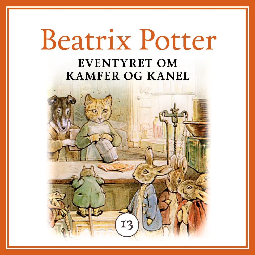 Omslag Eventyret om Kamfer og Kanel av Beatrix Potter (Lydbok)