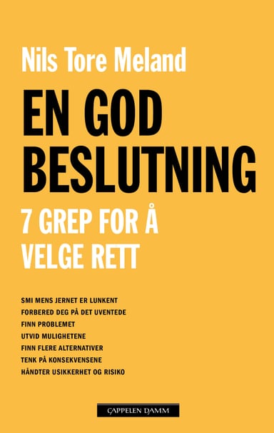 Omslag av "En god beslutning"
