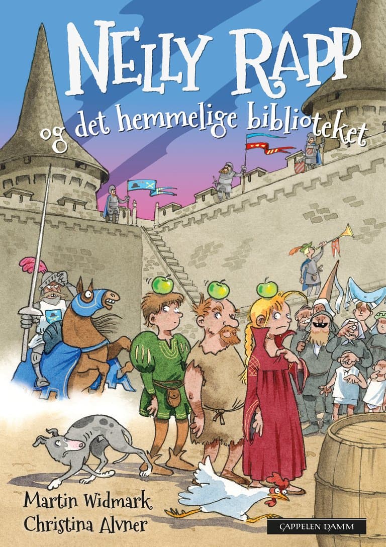 Omslag Nelly Rapp og det hemmelige biblioteket av Martin Widmark (Innbundet)