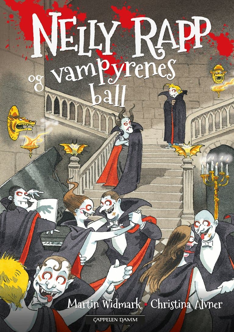 Omslag Nelly Rapp og vampyrenes ball av Martin Widmark (Innbundet)