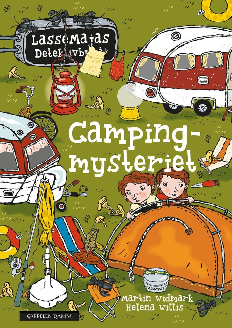 Omslag LasseMaja - Campingmysteriet av Martin Widmark (Innbundet)