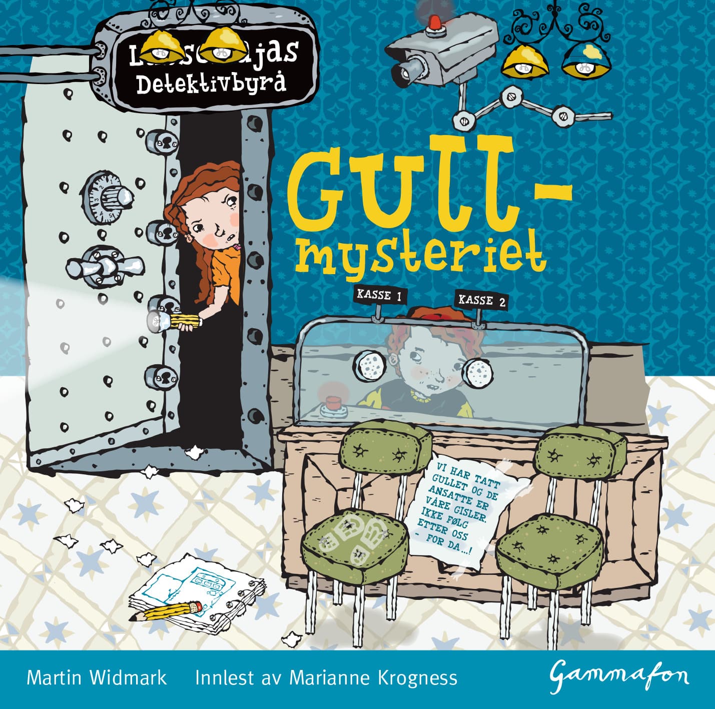 Omslag Gullmysteriet av Martin Widmark (CD)