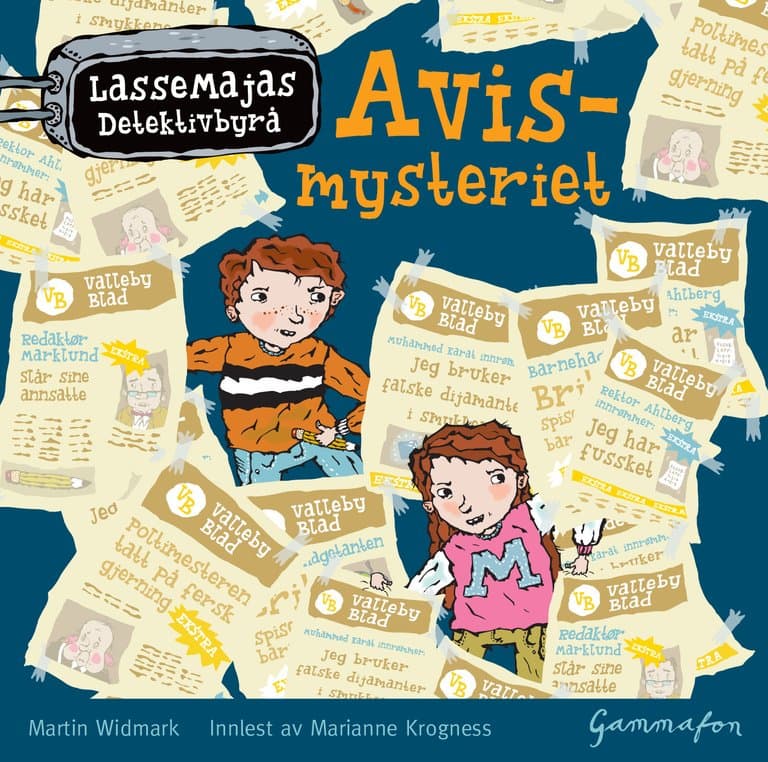 Omslag LasseMaja - Avismysteriet av Martin Widmark (Lydbok)
