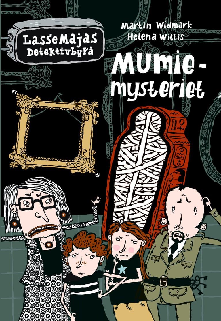 Omslag LasseMaja - Mumiemysteriet av Martin Widmark og Helena Willis (Innbundet)