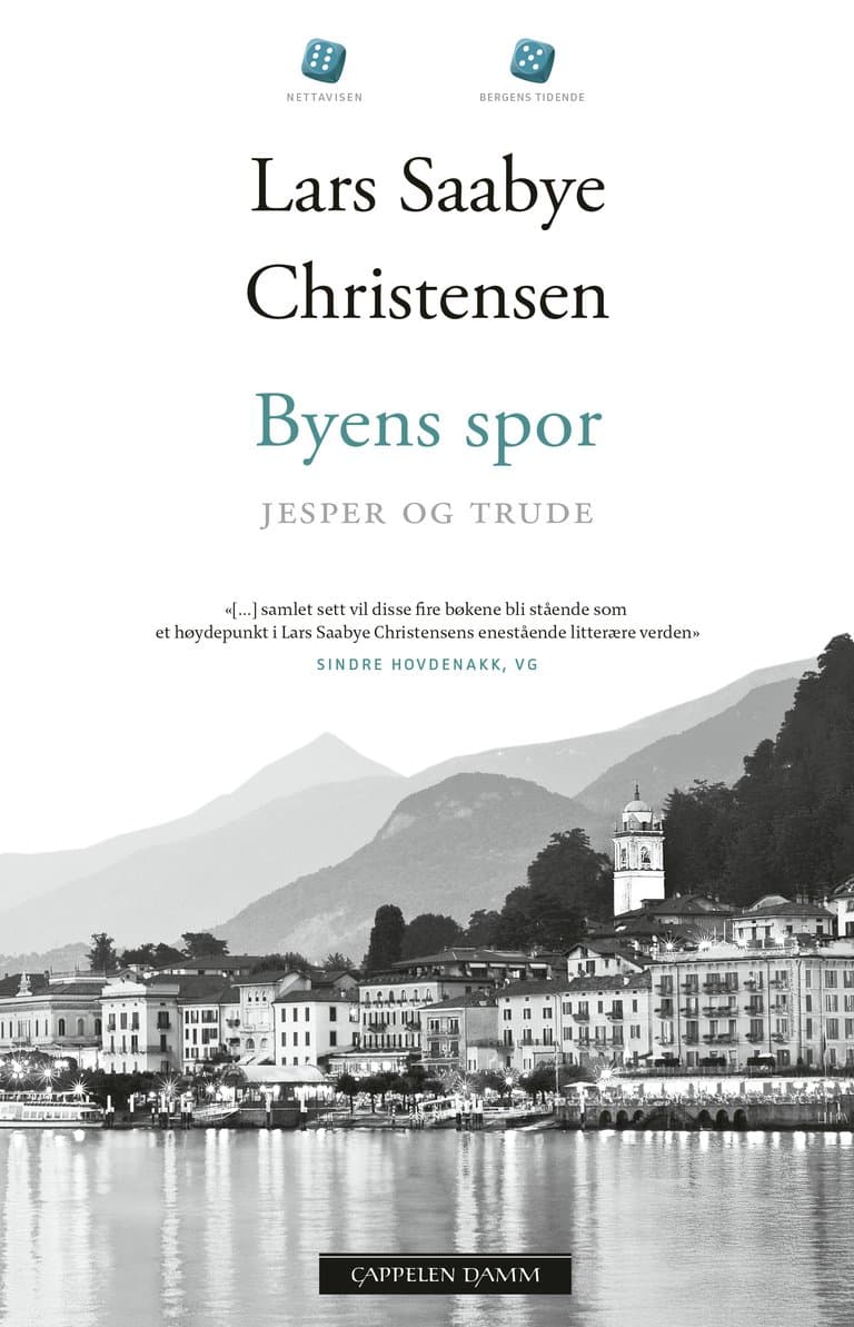 Omslag Byens spor - Jesper og Trude av Lars Saabye Christensen (Heftet)
