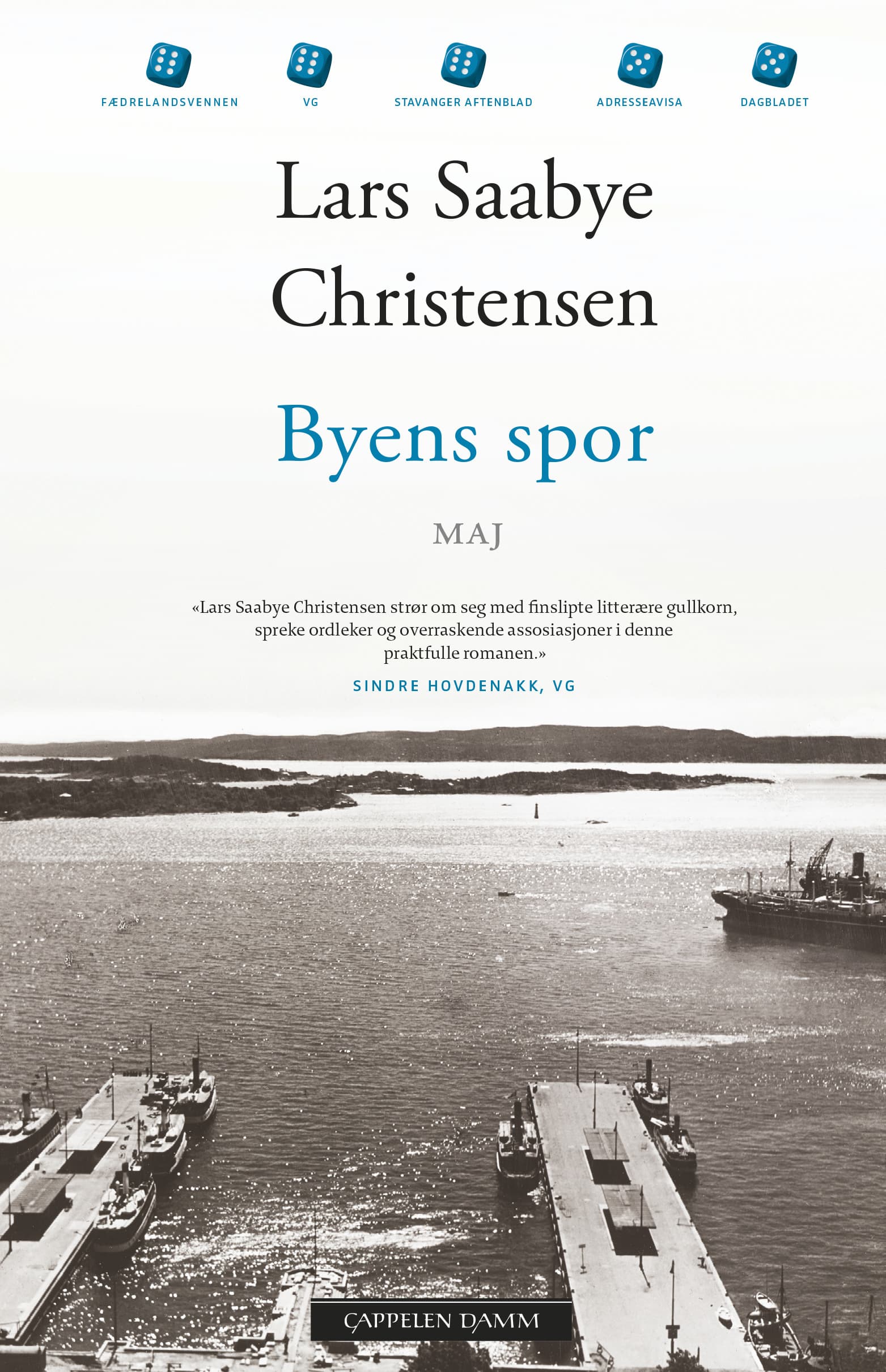Omslag Byens spor - Maj av Lars Saabye Christensen (Heftet)