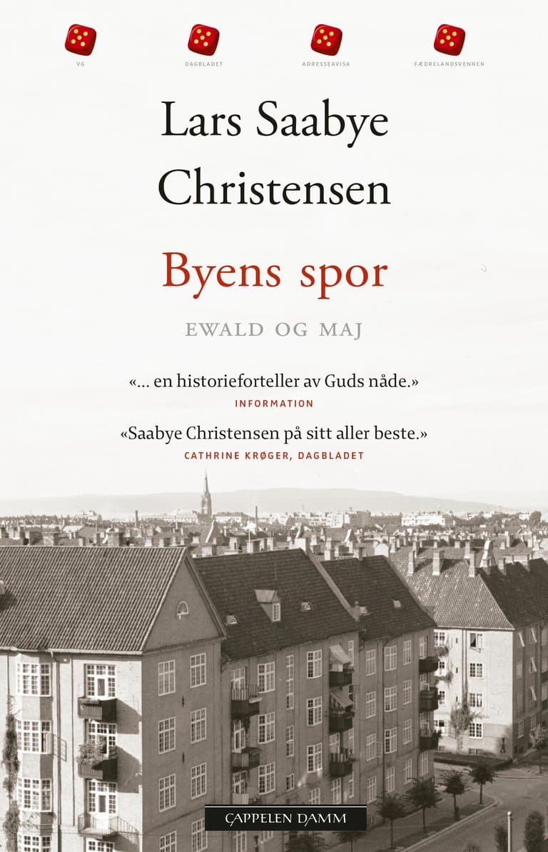 Omslag Byens spor - Ewald og Maj av Lars Saabye Christensen (Heftet)