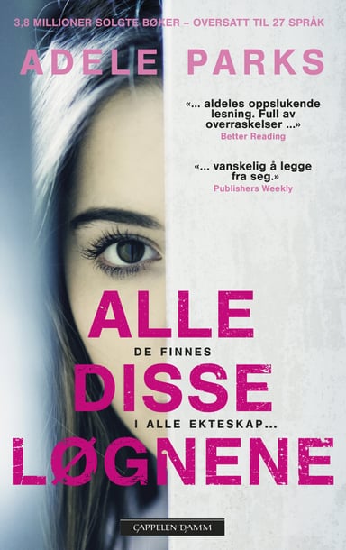 Omslag av "Alle disse løgnene"