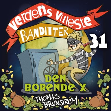 Omslag av "Den borende x"
