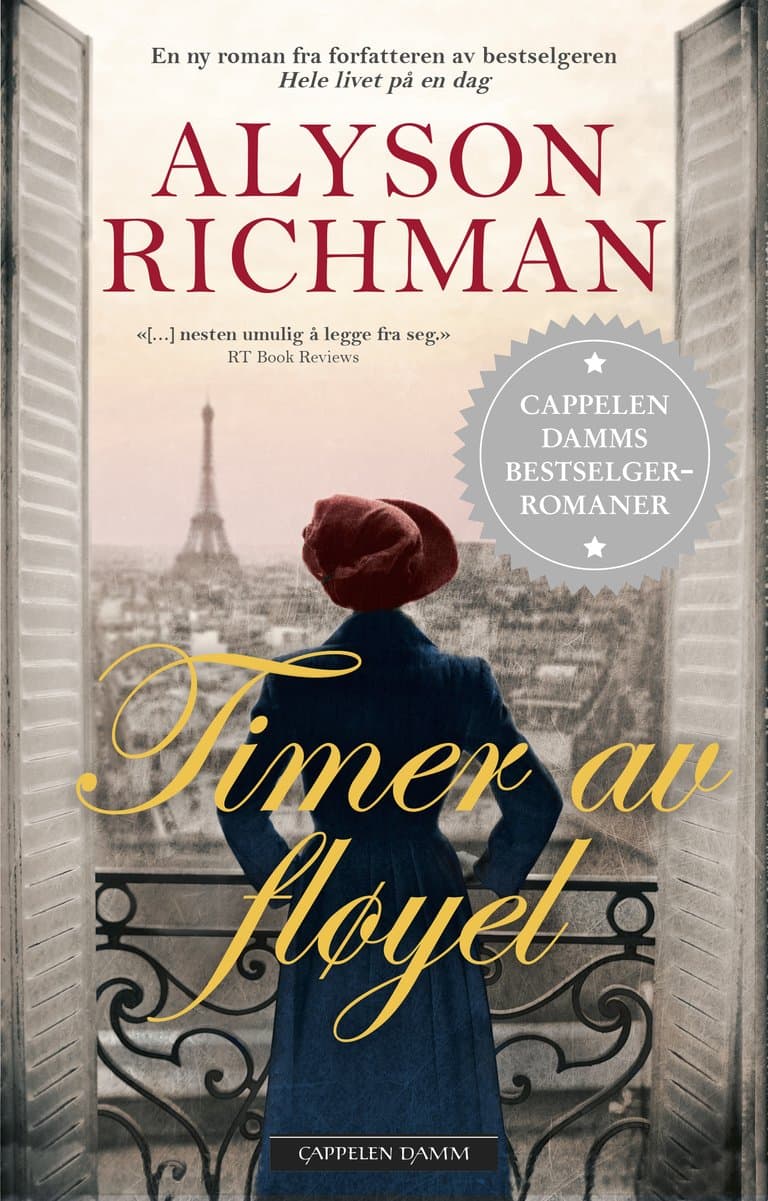 Omslag Timer av fløyel av Alyson Richman (Ebok)