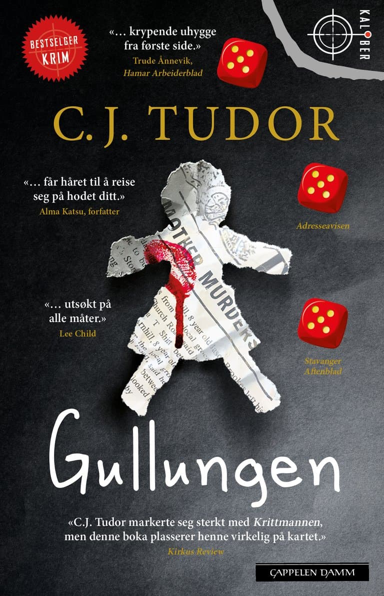 Omslag Gullungen av C.J. Tudor (Heftet)