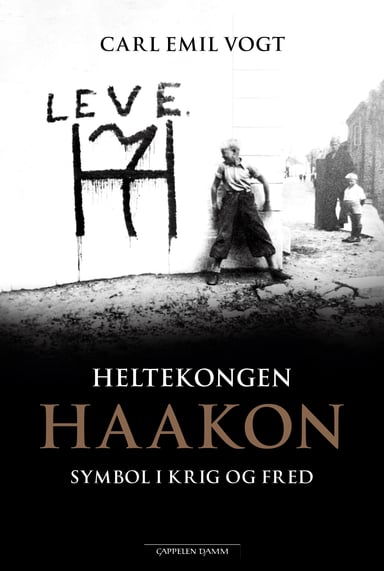 Omslag av "Heltekongen Haakon"