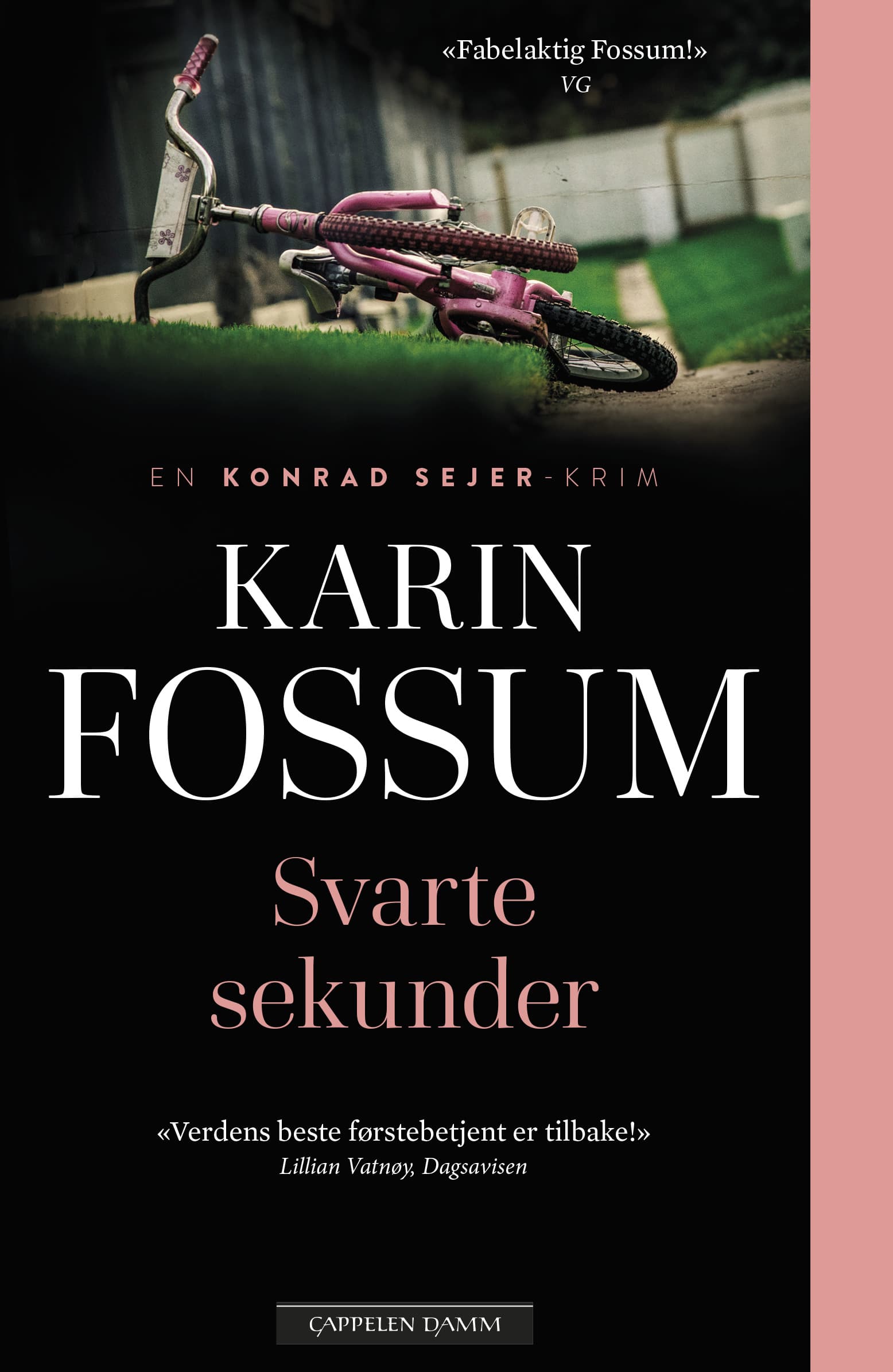 Omslag Svarte sekunder av Karin Fossum (Heftet)
