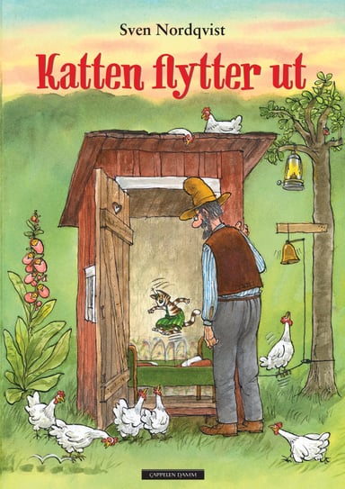 Omslag av "Gubben og katten - Katten flytter ut"