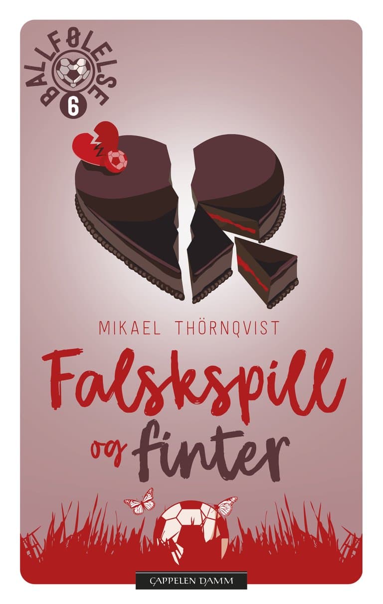 Omslag Falskspill og finter av Mikael Thörnqvist (Innbundet)
