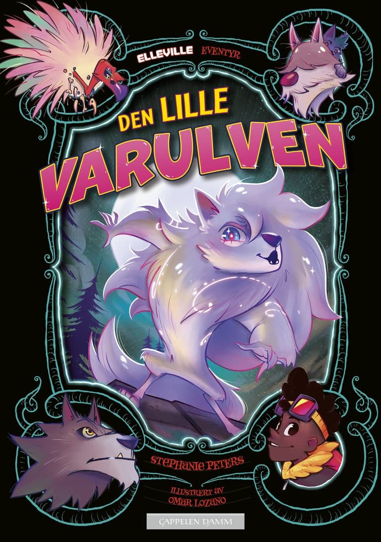 Omslag Elleville eventyr: Den lille varulven av Stephanie Peters (Innbundet)