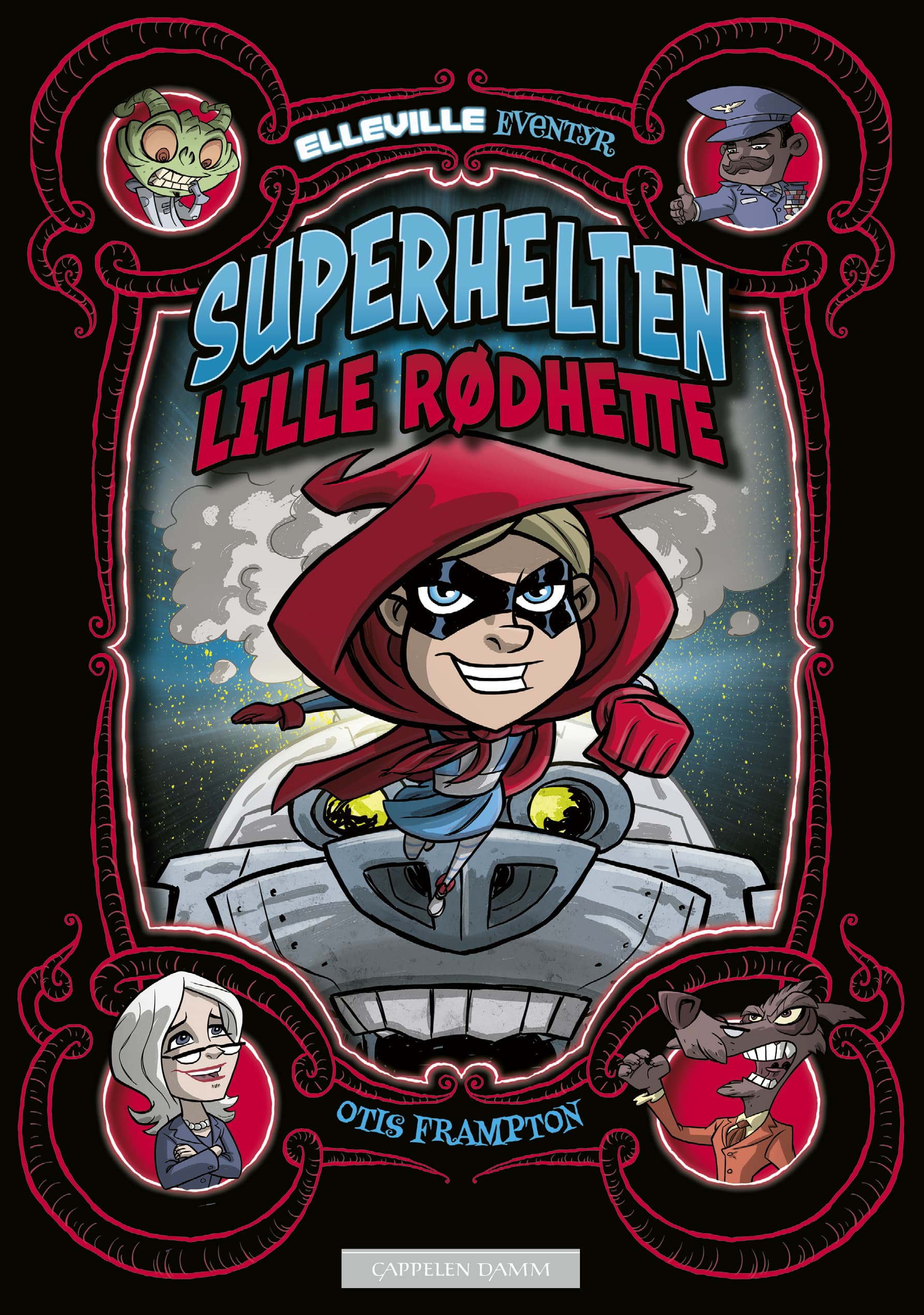 Omslag Elleville eventyr: Superhelten Lille Rødhette av Otis Frampton (Ebok)