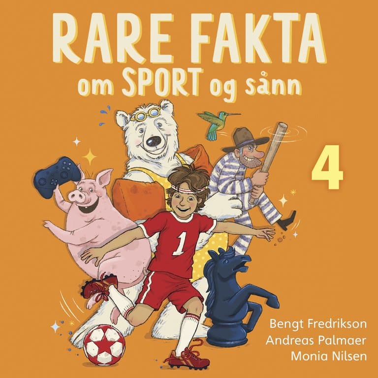 Omslag Rare fakta om sport og sånn av Bengt Fredrikson og Andreas Palmaer (Lydbok)