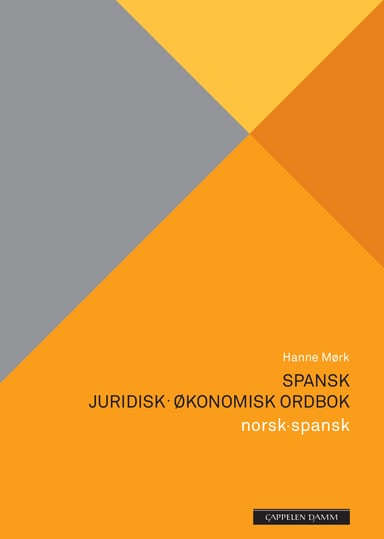 Omslag av "Spansk juridisk–økonomisk ordbok"